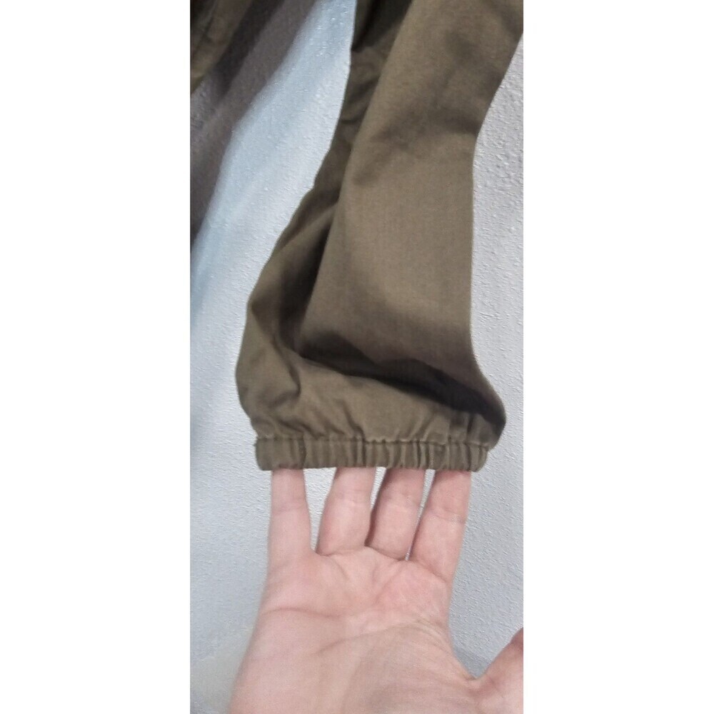 Aerie Softest Utility Tie Waist Button Front Jumpsuit Olive Green Size Small NWT - Picture 8 of 15